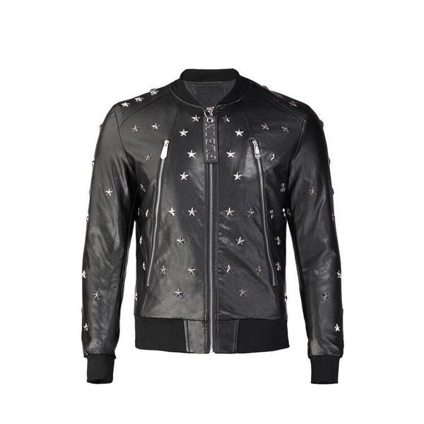 Куртка кожаная PHILIPP PLEIN - купить с доставкой по выгодным ценам в ...