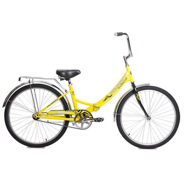 Складной велосипед Азарт - 26 (2602) (Ф), Желтый - купить по выгодной ...
