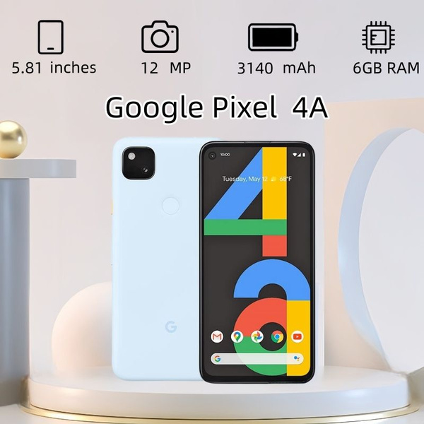 Смартфон Google Pixel 4a 128 ГБ 6 ГБ Синий OLED/AMOLED 1 SIM купить c ...