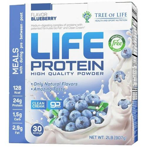 Характеристики Протеин Tree of Life Protein 0.9 кг Черника подробное ...