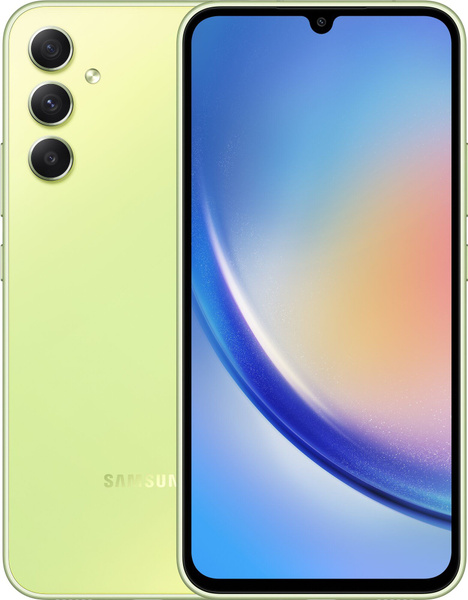 Смартфон Samsung Galaxy A34 5G 8/256 ГБ, Dual nano SIM, лайм - купить ...
