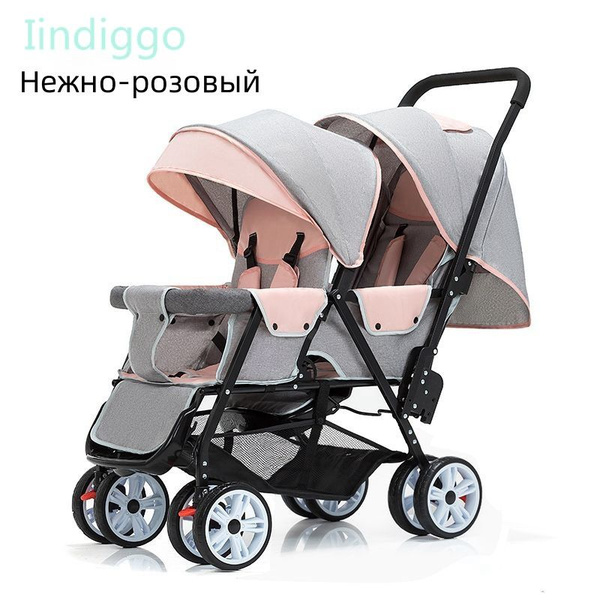 Iindiggo Коляска для близнецов легкая складная деформационная коляска ...