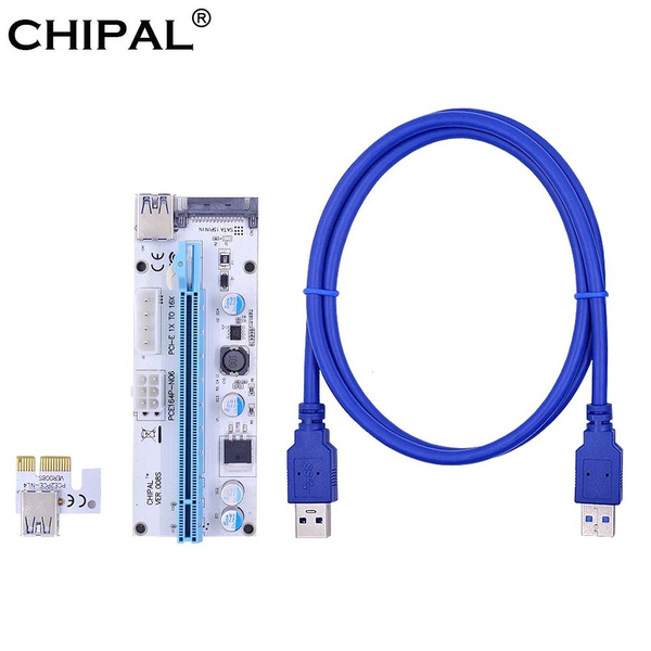Riser PCI-E удлинитель CHIPAL VER008S райзер для видеокарты PCI Express ...