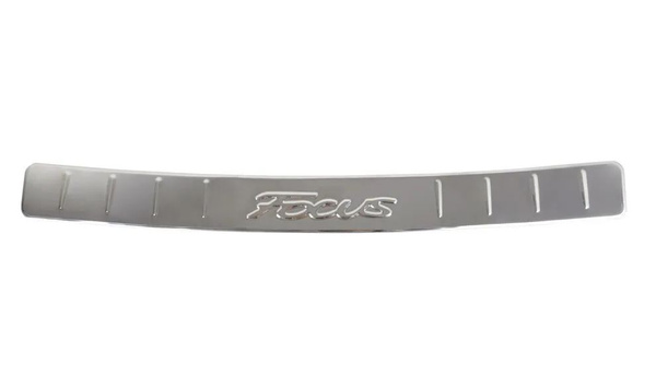 Накладка на бампер Форд Фокус 2 / Ford Focus II (2008-2011) Седан ...