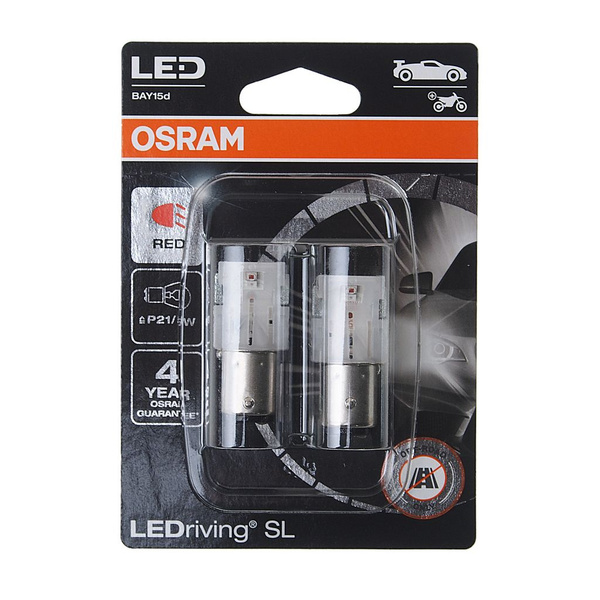 Характеристики Лампа светодиодная 12V P21/5W BAY15d двухконтактная ...