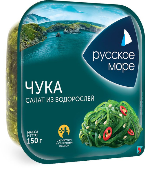 Салат из морских водорослей Чука Русское море, 150 г - купить с ...