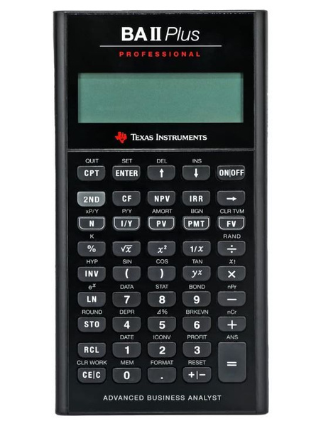 Калькулятор финансовый TEXAS INSTRUMENTS TI BA II PLUS PROFESSIONAL ...