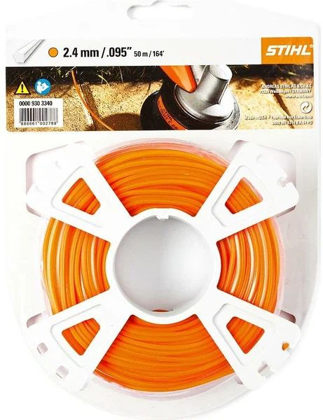 Леска для триммера Леска триммерная Stihl 2,4мм x 50м (00009303340 ...