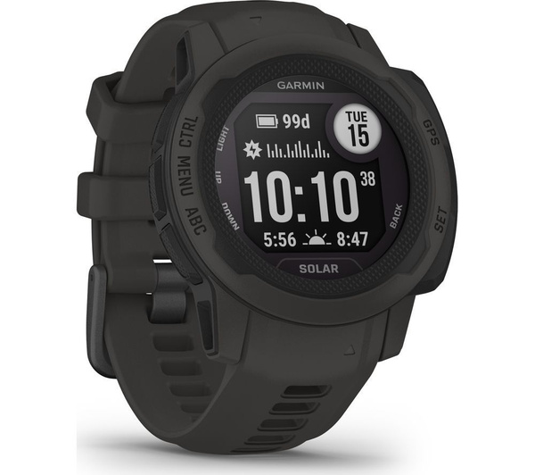 Купить смарт-часы Garmin Instinct 2 Solar Graphite, экран 0.9" - купить ...