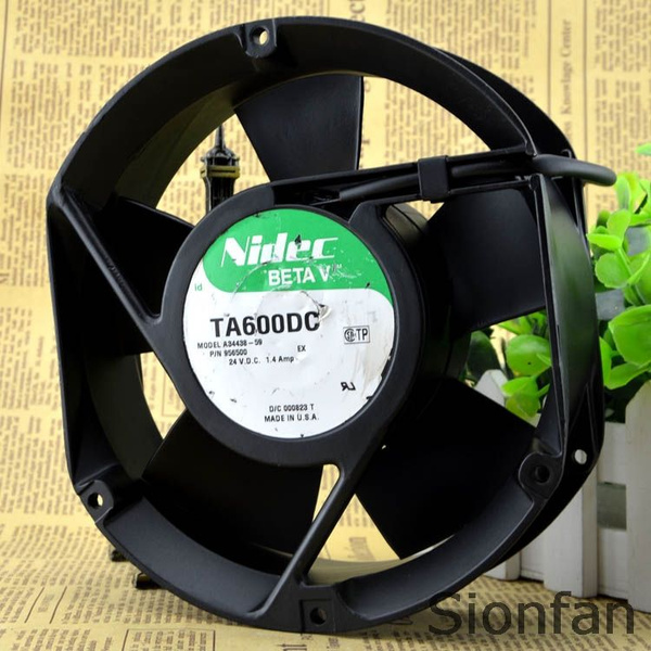Для Nidec Nidec TA600DC A34438-59 EX DC24V 1,4mp ИБП Вентилятор питания ...