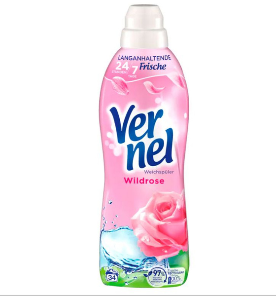 Кондиционер для белья Vernel Weichspler Wildrose Дикая роза (Германия ...