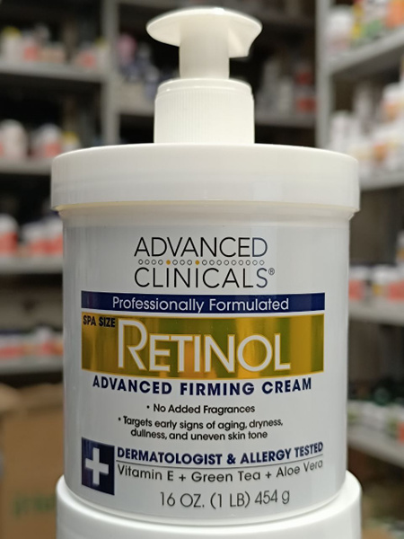 Advanced Clinicals, Retinol, укрепляющий крем с улучшенной формулой ...