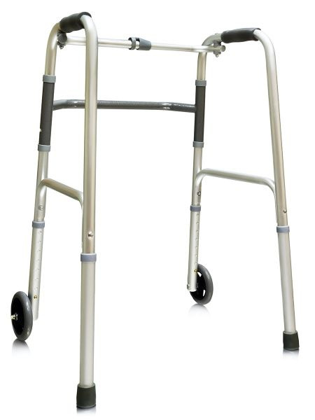 Опоры-ходунки Amrus AMW1B73 складные на 2-х колесах (d-125 мм) с 1 ...