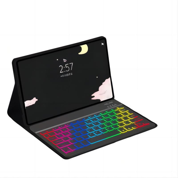 Чехол с клавиатурой для Xiaomi Pad 6/Xiaomi Pad 6 Pro 11" С Трехцветная ...