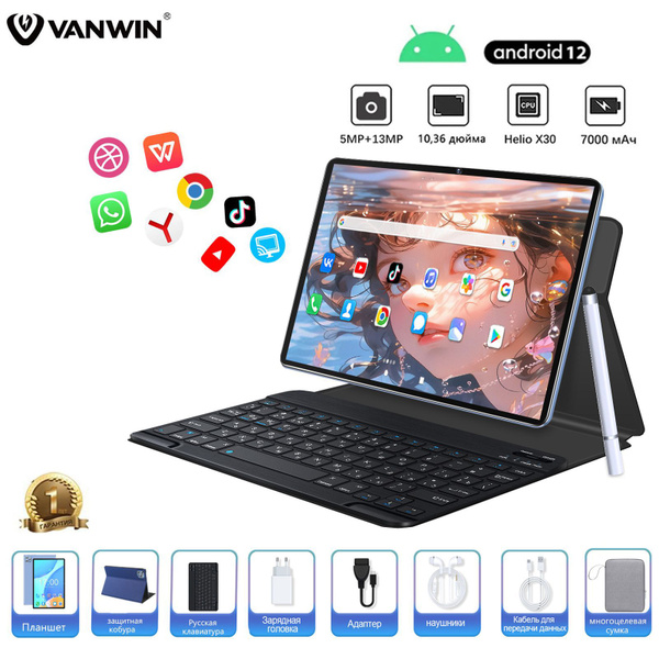 Купить планшет VANWIN планшет андроид,7000 мАч, двойные динамики,Экран ...