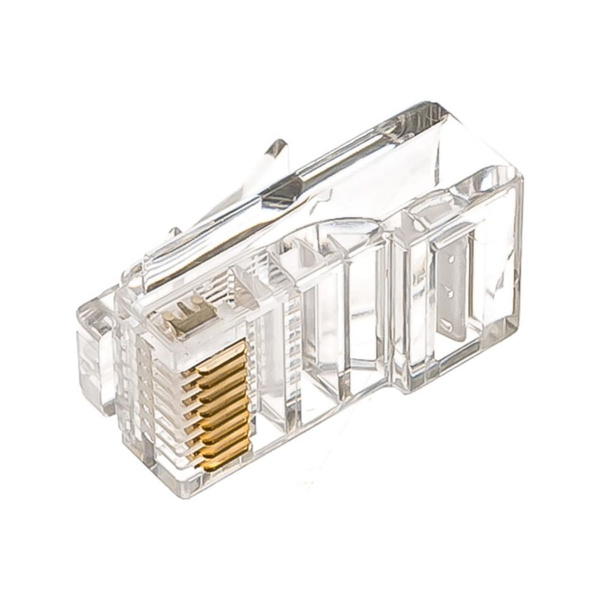 Коннектор NIKOMAX NMC-RJ88RZ50UD1-100, RJ-45 Ethernet, прозрачный ...