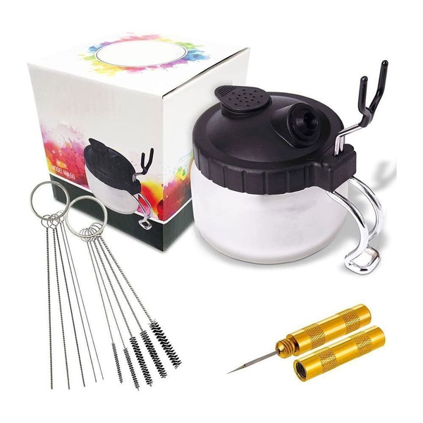 Промывочная станция очиститель для аэрографа в наборе с иглой и ...