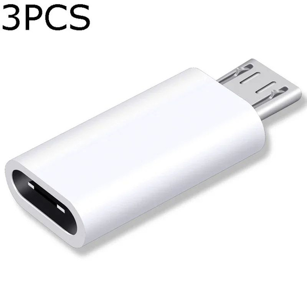 Адаптер-переходник с Type-C на MicroUSB (вход Тайп си - выход Микро ЮСБ ...
