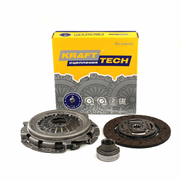 Комплект сцепления KRAFTTECH дв.4216, Evotech А274 - KraftTech арт ...