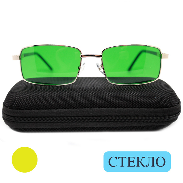 Глаукомные очки медицинские СТЕКЛО металлические FEDROV 195, с футляром ...