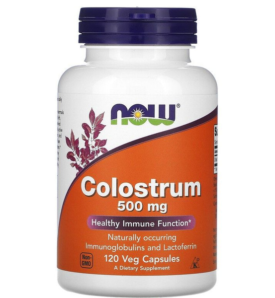 Colostrum (Молозиво) 500 мг 120 капсул (Now Foods) - купить с доставкой ...