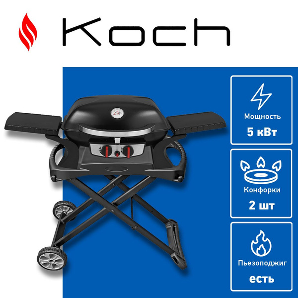 Газовый гриль Volcano Koch Gourmet 100 Set - купить с доставкой по ...