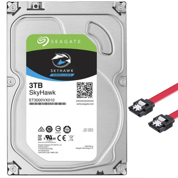 3 ТБ Внутренний жесткий диск Seagate Skyhawk 3 ТБ (ST3000VX010) HDD 3 ...