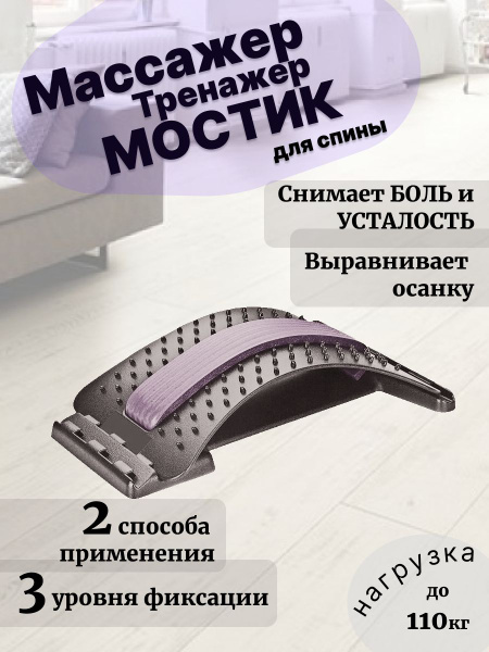 Характеристики Тренажер для спины Массажер-тренажер для спины Мостик ...