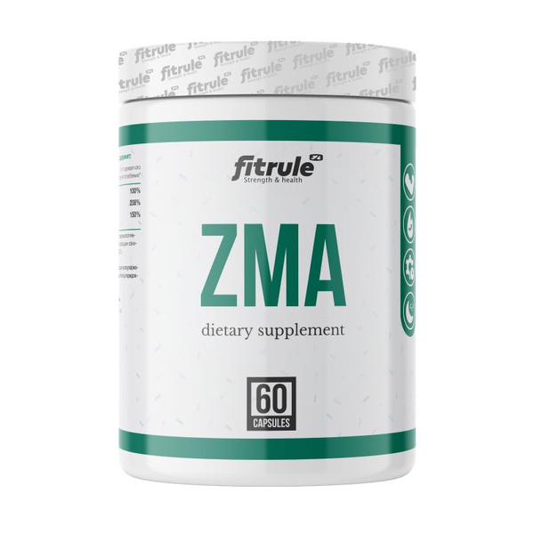Характеристики Бустер тестостерона ZMA Fit Rule, 60 капсул подробное ...