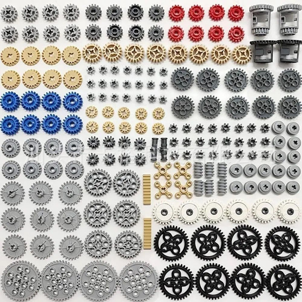 Расширенные ресурсный набор деталей Technic с шестеренками Комплект 198 ...