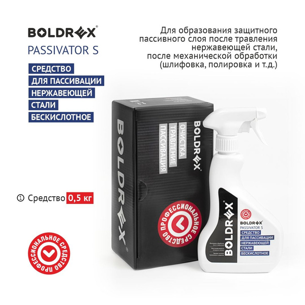 Средство для защиты металла, пассиватор BOLDREX Passivator S (500 мл ...