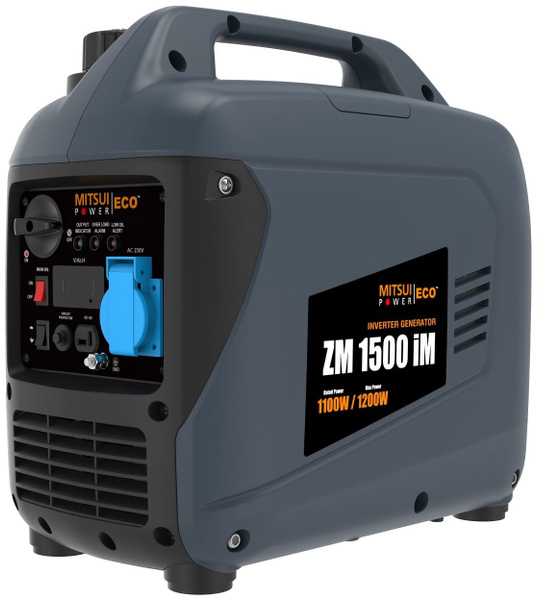 Инверторный бензиновый генератор Mitsui Power ECO ZM 1500 iM (1.2 кВт ...