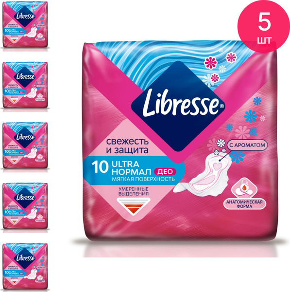 Libresse / Либресс Прокладки женские гигиенические Ultra Normal Deo ...