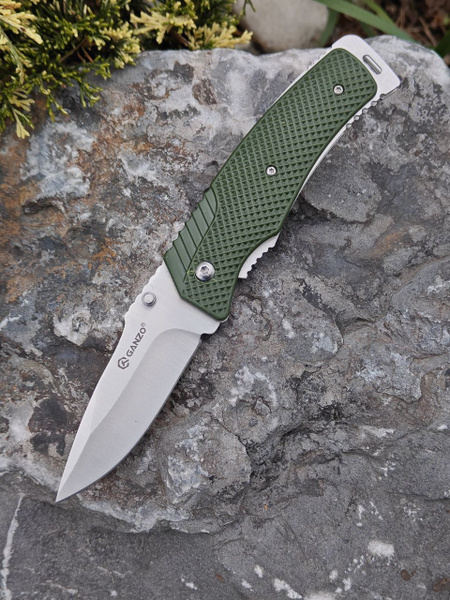 Нож складной Ganzo G618 440 Steel Exclusive Edition Green Handle ...