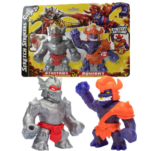 Heroes Of Goo Jit Zu King Hydra Figura 24 Cm, Triplo Attacco, Luci E Suoni, Goo Elastico