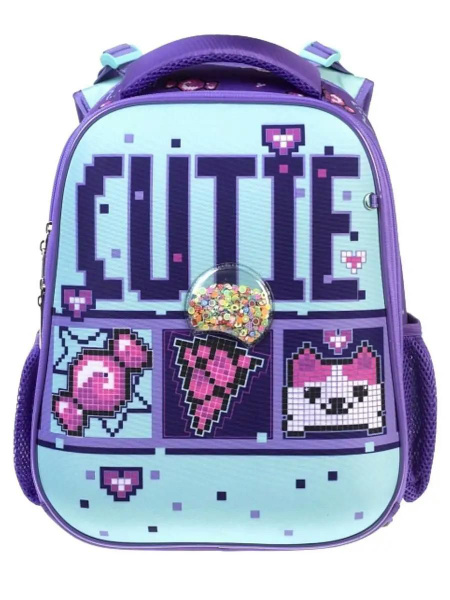 Рюкзак школьный Hatber ERGONOMIC Classic Сладкий микс 38х29х17см, EVA ...