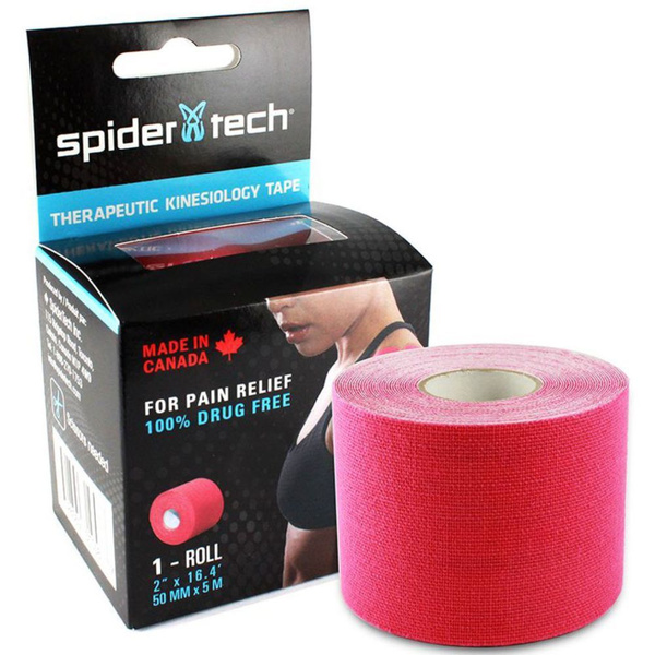 Тейпы для тела Spidertech, кинезио тейп в рулоне 5 см х 5 м ...