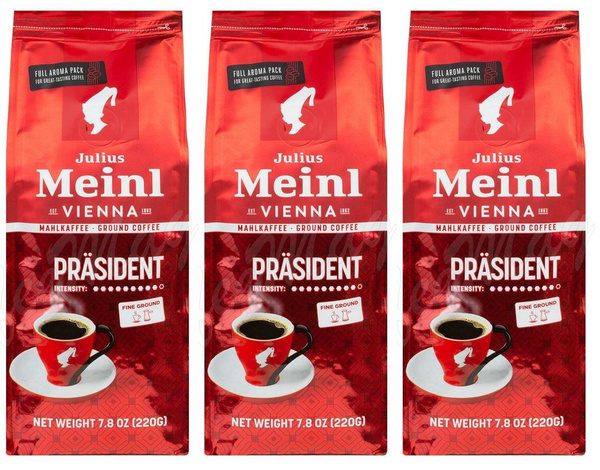 Кофе молотый Julius Meinl Prasident Classic Collection (Италия) 220 гр ...