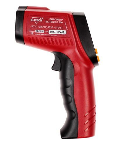 Пирометр Elitech П 350 от -50 C до 380 C 3 %, звуковая индикация ...