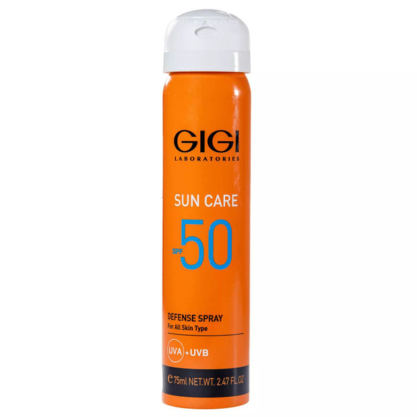GiGi Солнцезащитный спрей для лица Defense Spray SPF50, 75 мл - купить ...