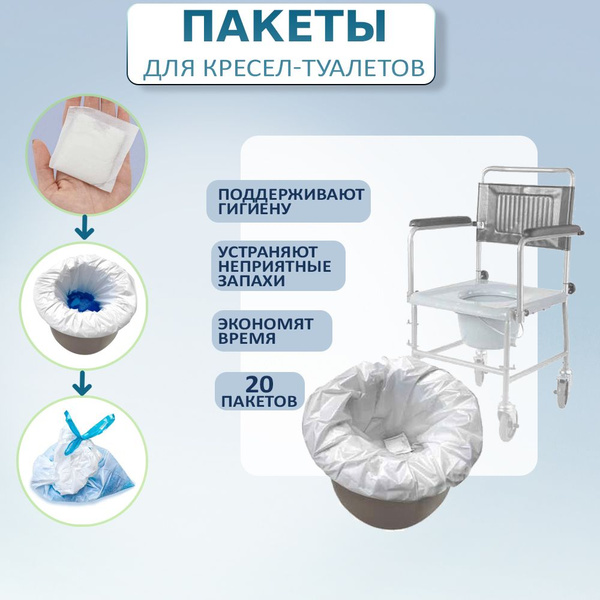 Характеристики Одноразовые пакеты для туалета, гигиенические ...