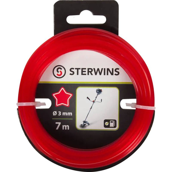Леска для триммера Леска для триммера Sterwins 3 мм 7 м звезда Sterwins ...
