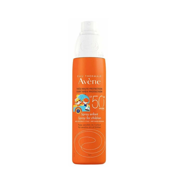 Детский солнцезащитный спрей SPF 50+, 200 мл, EAU THERMALE AVENE spray ...