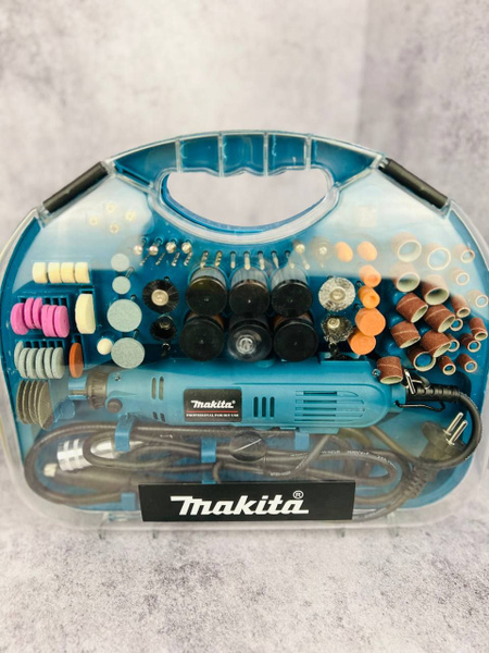 Гравер электрический Makita 130W с набором насадок Макита бормашина ...