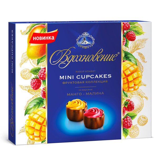 Конфеты Вдохновение Mini Cupcakes манго малина, 102 г - 1 шт - купить с ...