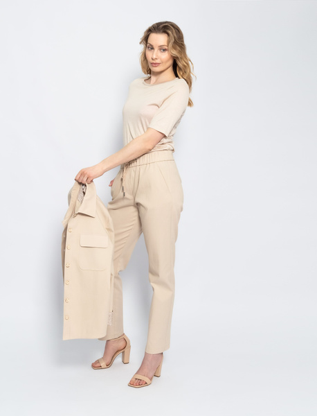 Футболка Luisa Wang, размер 44, цвет бежевый, 100% вискоза - купить по ...