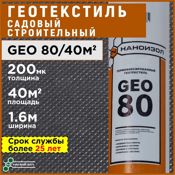 Вопросы и ответы о Геотекстиль 200 микрон (40 м2) укрывной материал для ...
