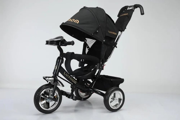 Велосипед детский трехколесный Luxmom 5588 с родительской ручкой, цвет ...