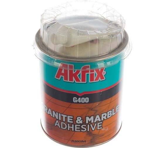 Характеристики Клей для гранита и мрамора Akfix G400 1 кг MA010 ...