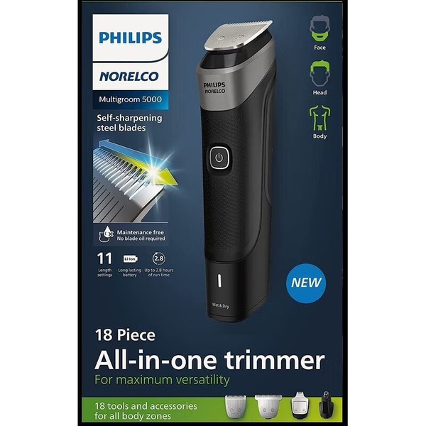 Характеристики Philips Триммер для бороды и усов Philips Norelco ...